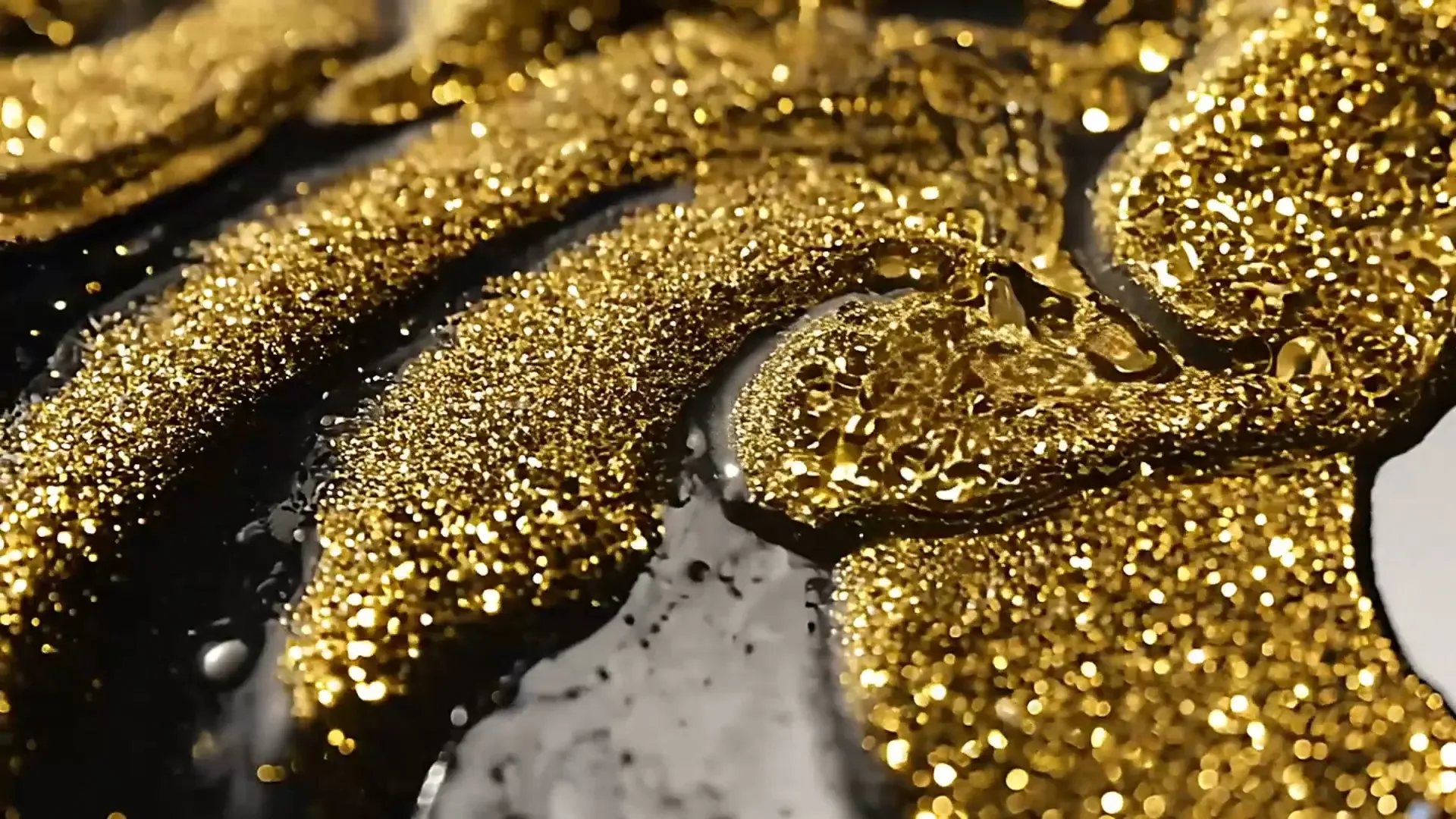 Luxurious Gold Glitter Background for Premium Video Effects and Brand Promotions